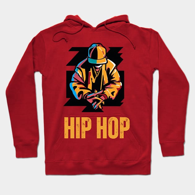 Hip Hop Geometric Hoodie by Syntax Wear